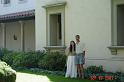 Kayte and Dad in front of Caltech Fleming Hall